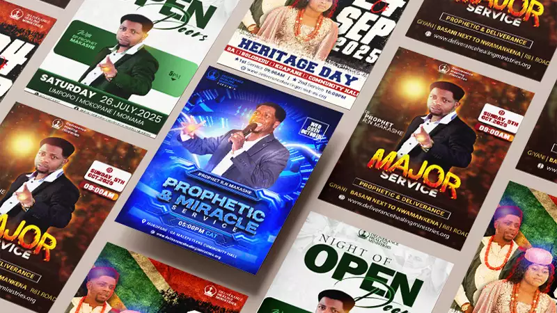 Church flyer Grid design by aridesign
